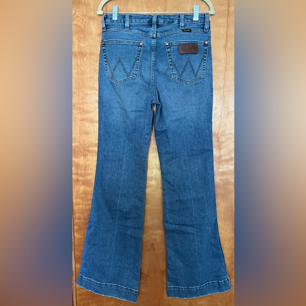 Wrangler Women's Retro High Rise Trouser Green Jean Bailey - Picture 6 of 6